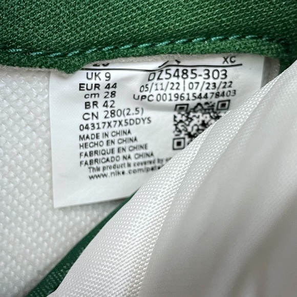 Nike Air Jordan 1 Hi Retro Gorge Green DZ5485-303 1985 Pine Toe - Picture 8 of 11